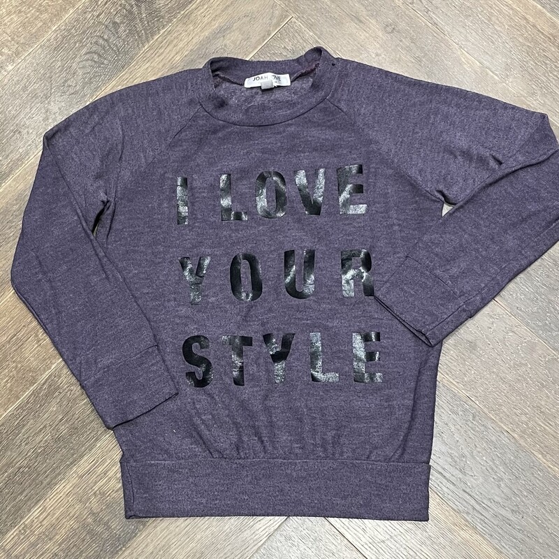 Joah Love Sweatshirt, Purple, Size: 5Y