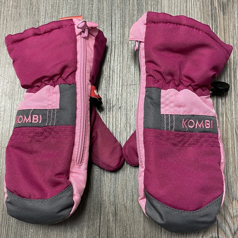 Kombi Winter Mitts, Pink, Size: 2-3Y