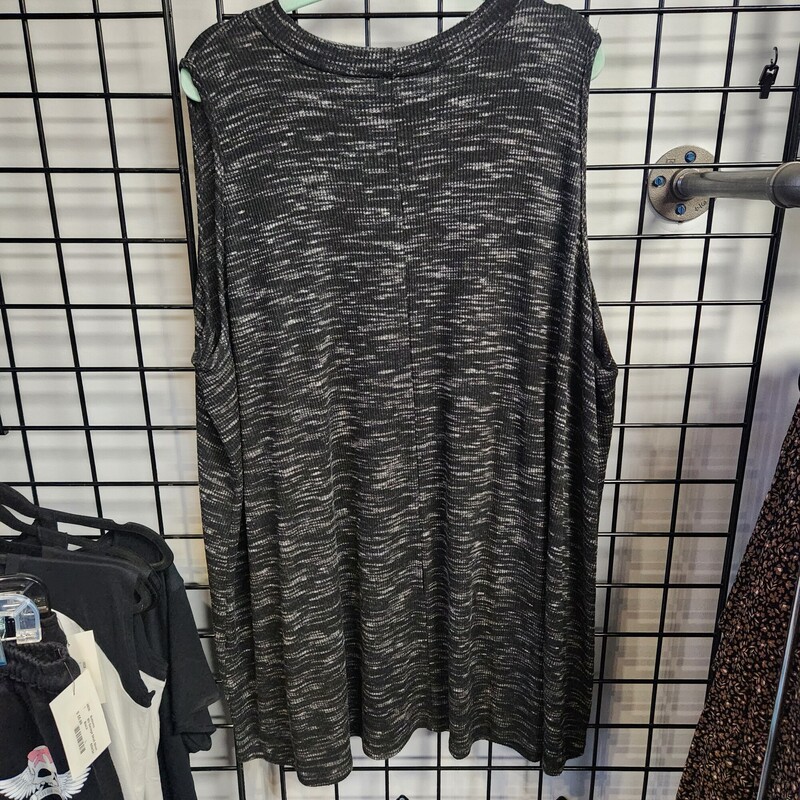 Penningtons Tunic, Blk/grey, Size: 5X