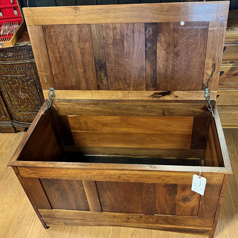 Teak Trunk, 42in x 23in x 25in tall