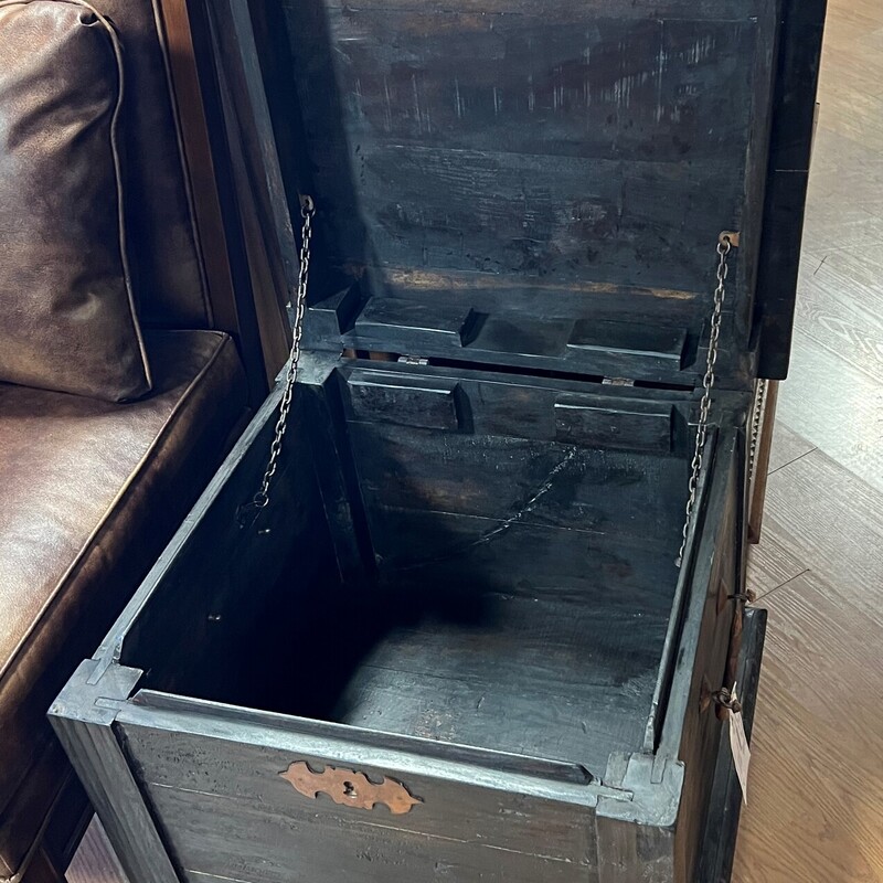 Side Table / Trunk, Wood, Rustic
24in x 24in x 22in tall