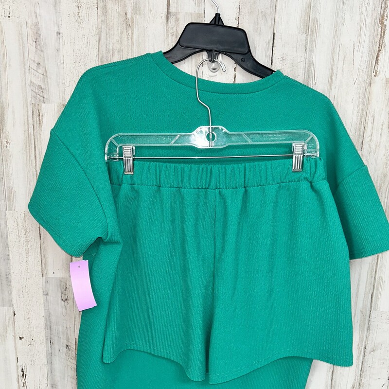 XL 2pc Green Textured Set, Green, Size: Ladies XL