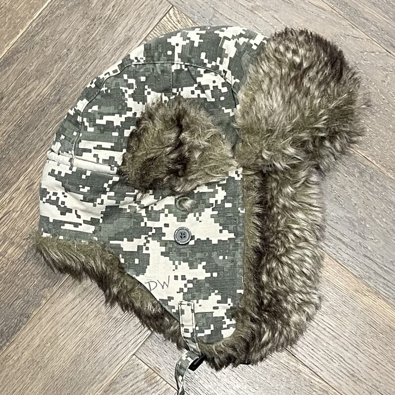 Nathaniel Cole Winter Hat, Camo, Size: 10-12Y