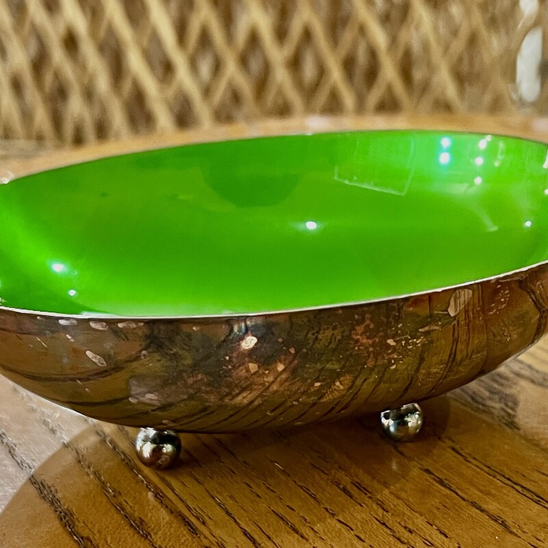 Bowl Reed & Barton #143, Green, Size: 5x4