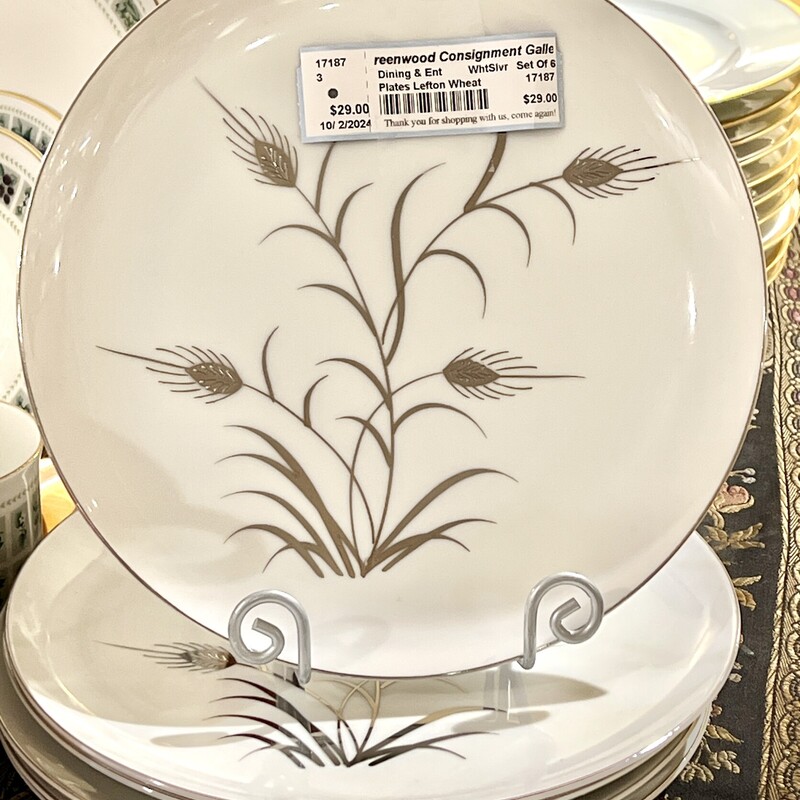 Plates Lefton Wheat