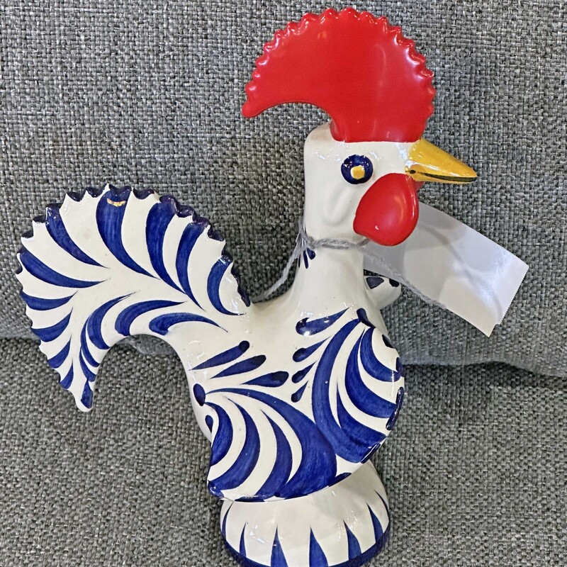 Portugal Rooster Statue
9 In x 7 In.