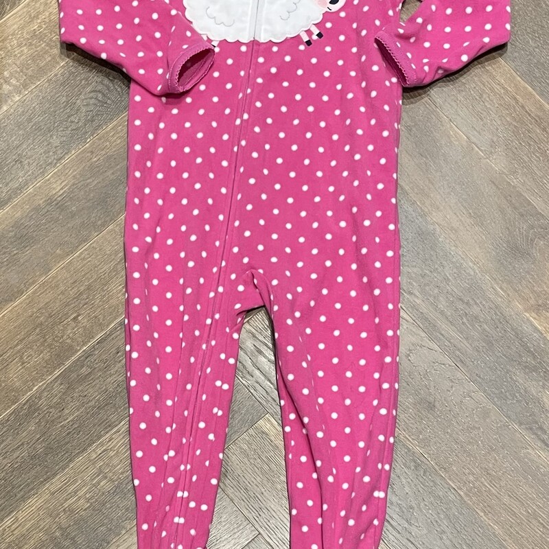 Carters Pj Onesie, Pink, Size: 4Y