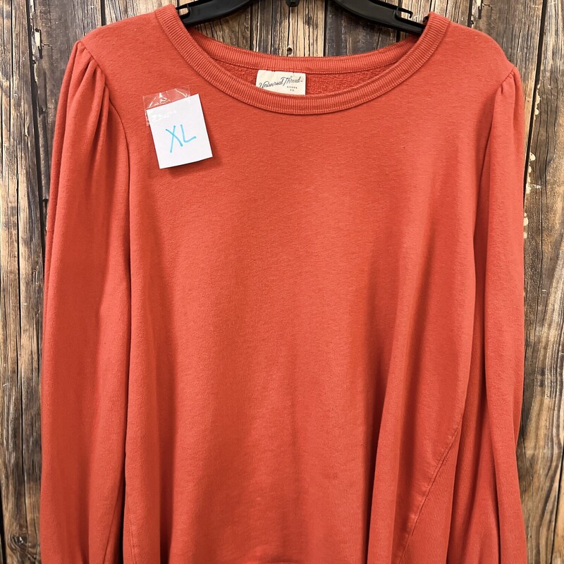 Orange Sweatshirt, Size: Xl