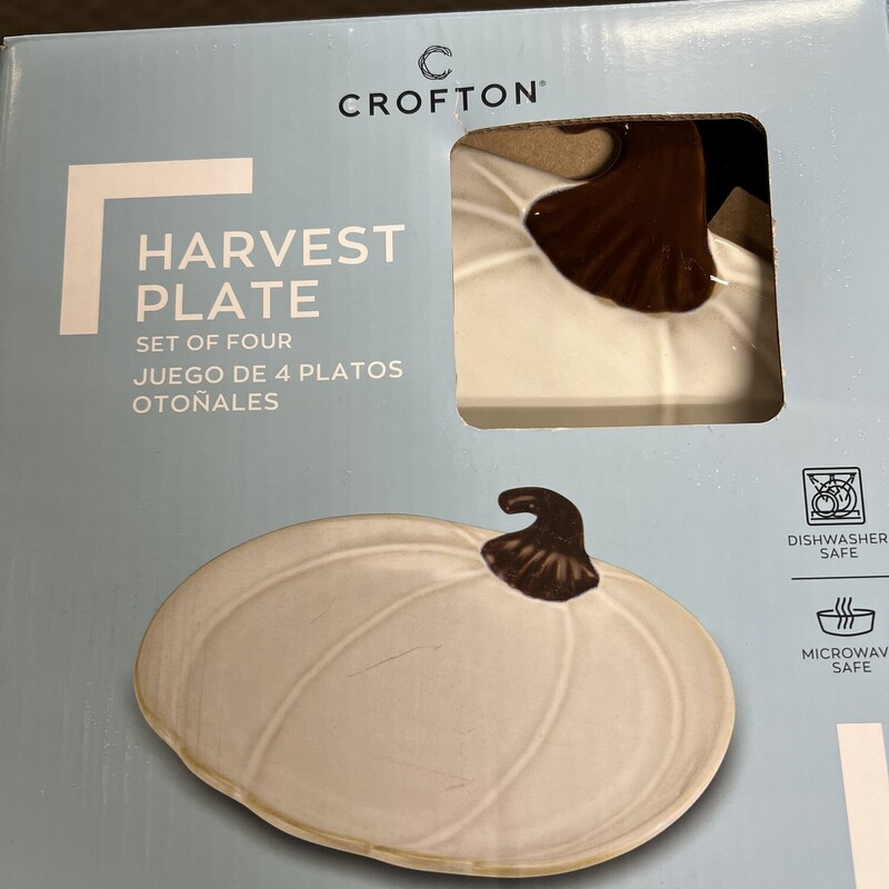 4 Harvest Plates  Crofton