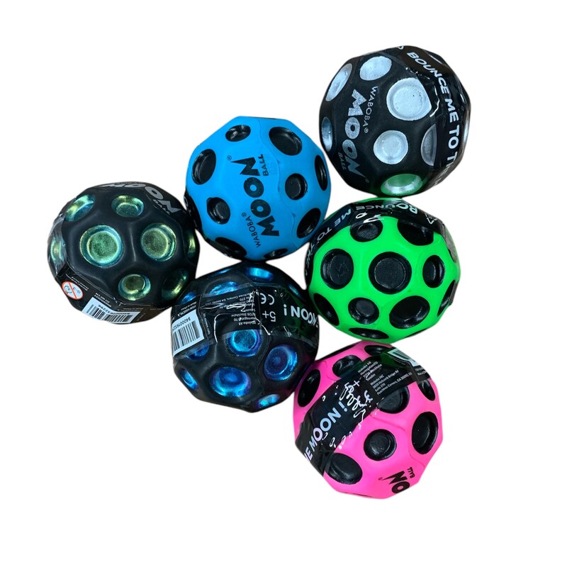 Moonball, Size: Bouncy, Item: NEW

Moonballs sold individually. Please specify which colour you would prefer in the notes section of your online order.