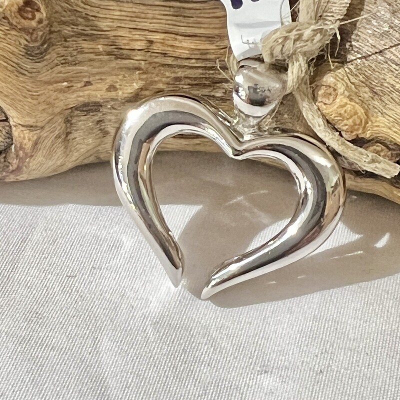 Sterling heart pendant