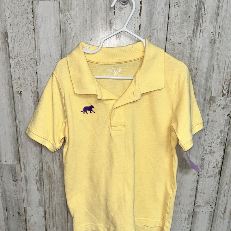 5T Yellow Polo, Yellow, Size: Boy 5-8