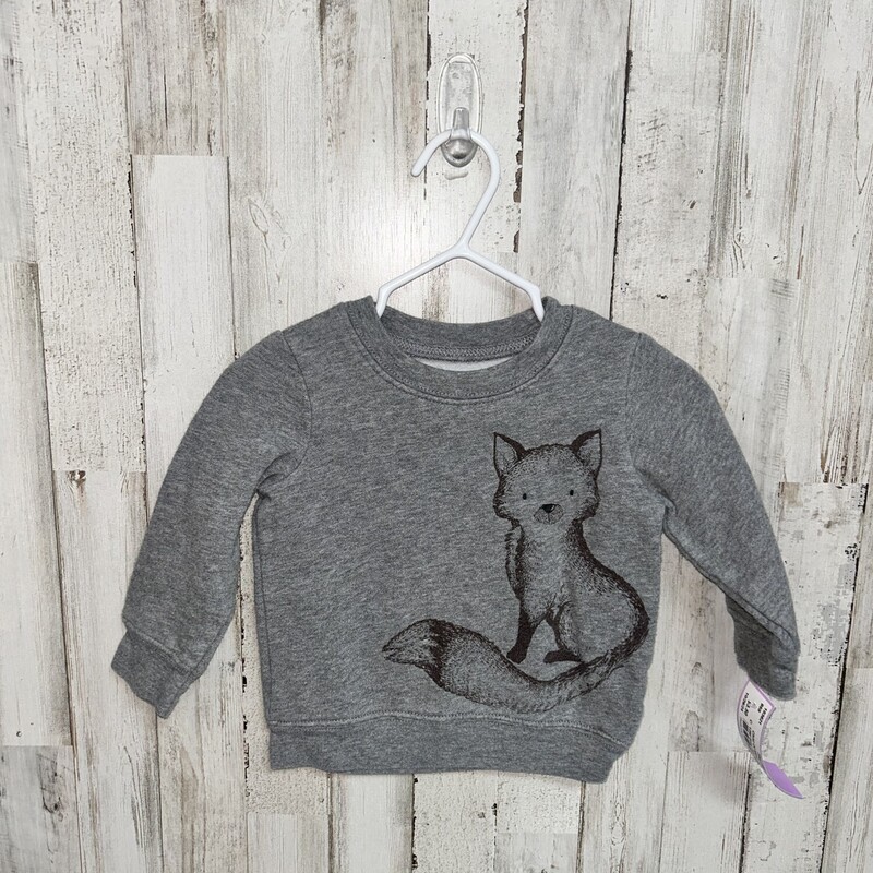 12M Grey Fox Sweatshirt