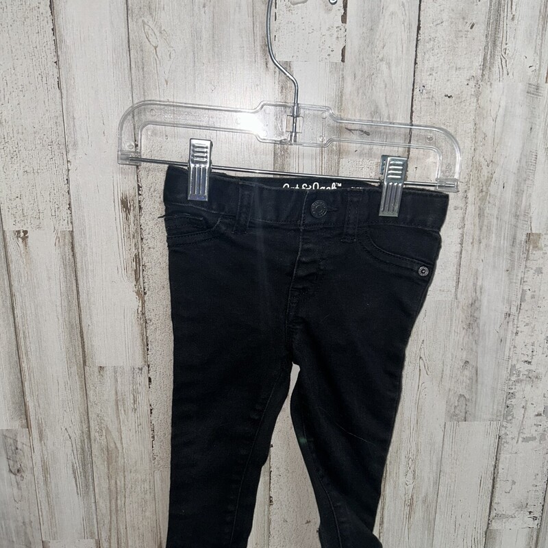 12M Black Jeggings, Black, Size: Girl 6-12m