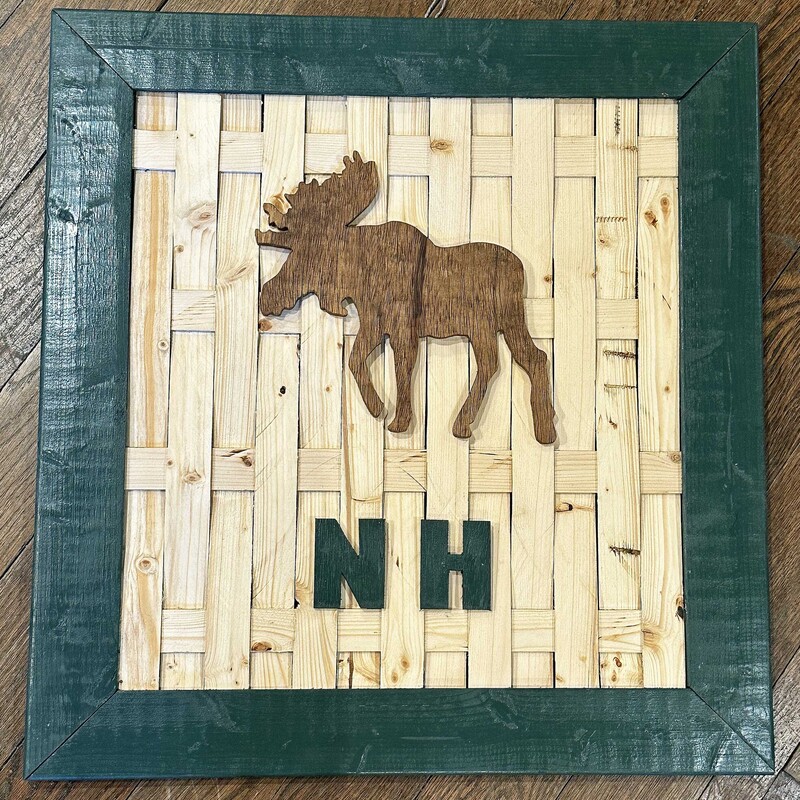 HM NH Wood Weave 21x22