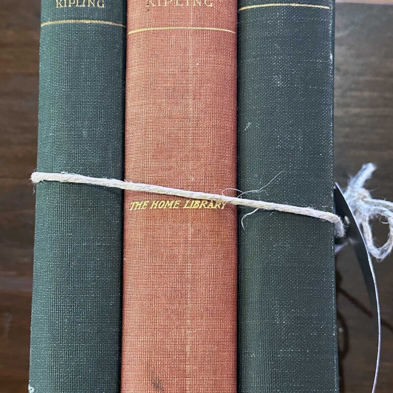 3 Rudyard Kipling Books