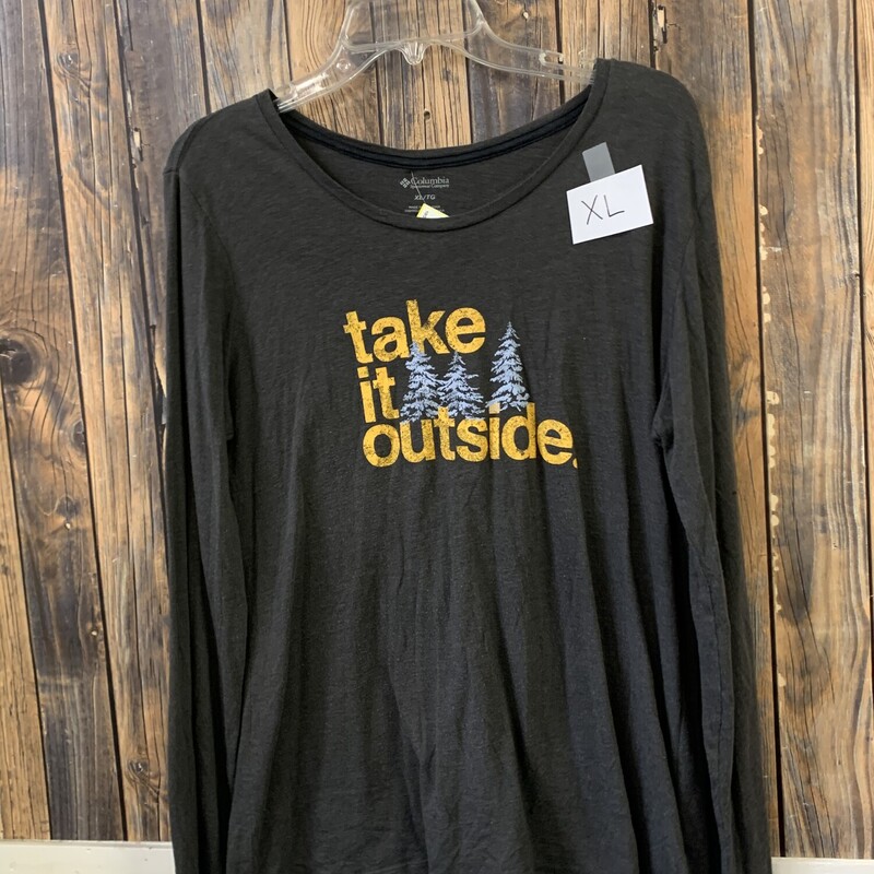 Gray Take It Outside, Size: XL, Columbia