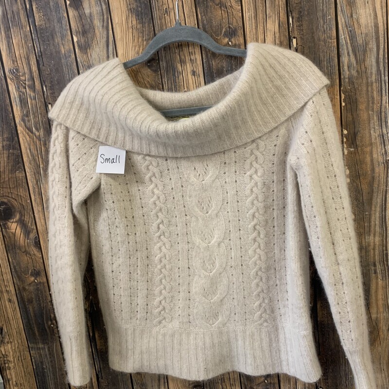 Cream Cowl Sweater