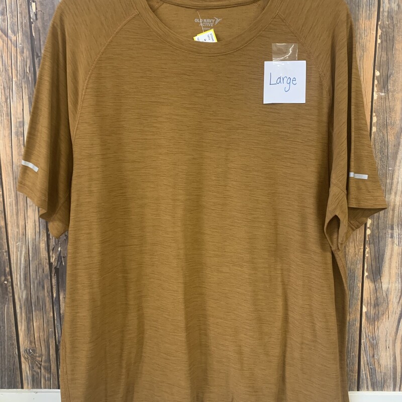 Brown Active Shirt, Size: L, Old Navy brand