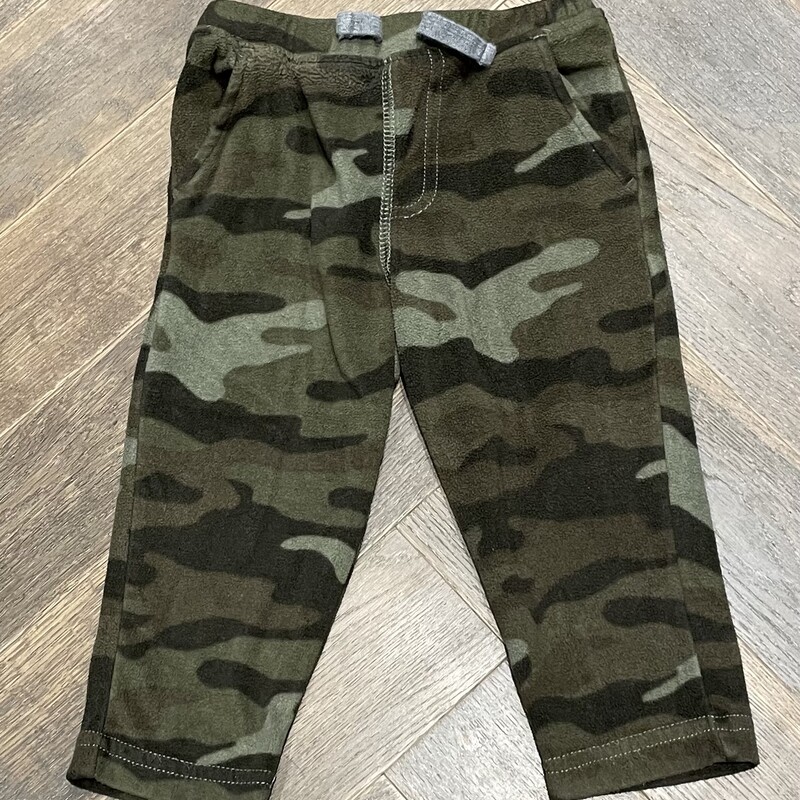 Carters Fleece Pants, Camo, Size: 18M