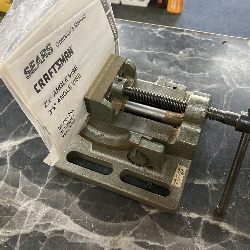 Tilting Drill Press Vise, Craftsman