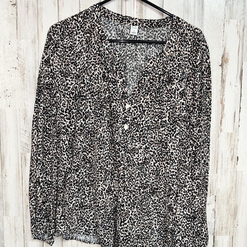 L Black Spotted Button To, Black, Size: Ladies L