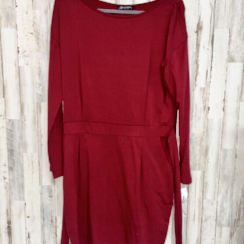 XL Red Tie Dress