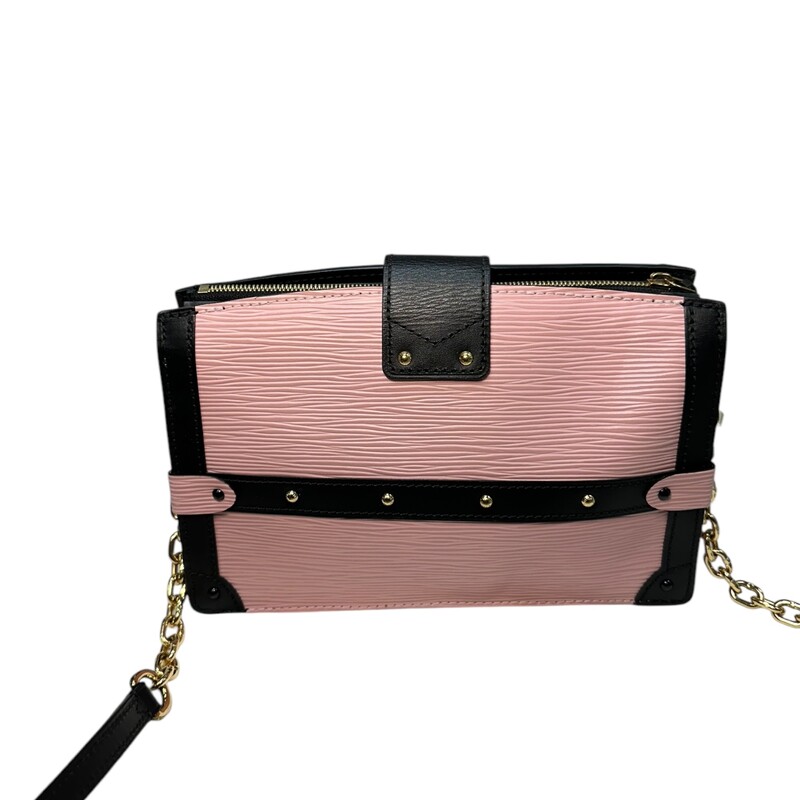 Louis Vuitton Petite Malle Trunk Bag
Ballerina Epi Pink Leather
Some marks on the hardware
Date Code :DU1179
Does Not come with origianl dust bag or box
Dimensions: 7.9 x 4.9 x 2.4