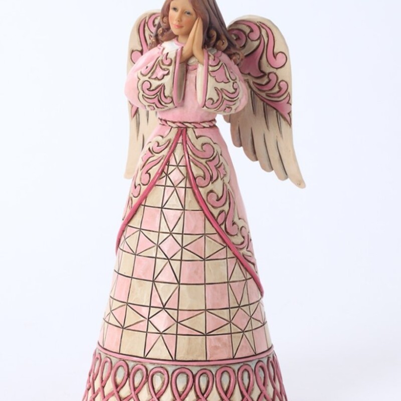 Jim Shore A Prayer for Healing Angel
Pink Cream Brown Size: 4 x 8.5H
Retails: $50+