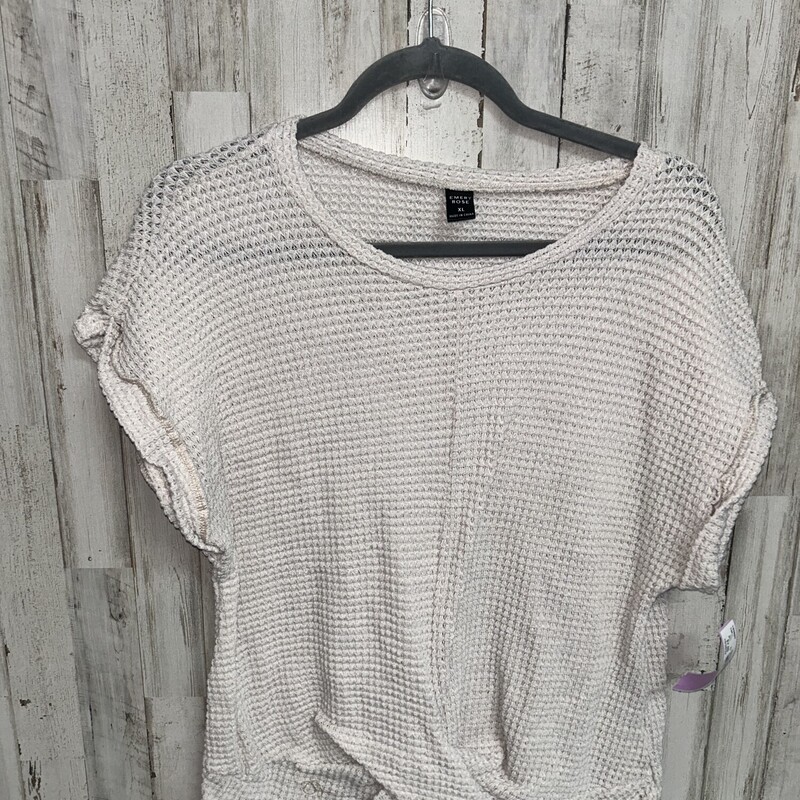 XL Beige Knit Knot Top