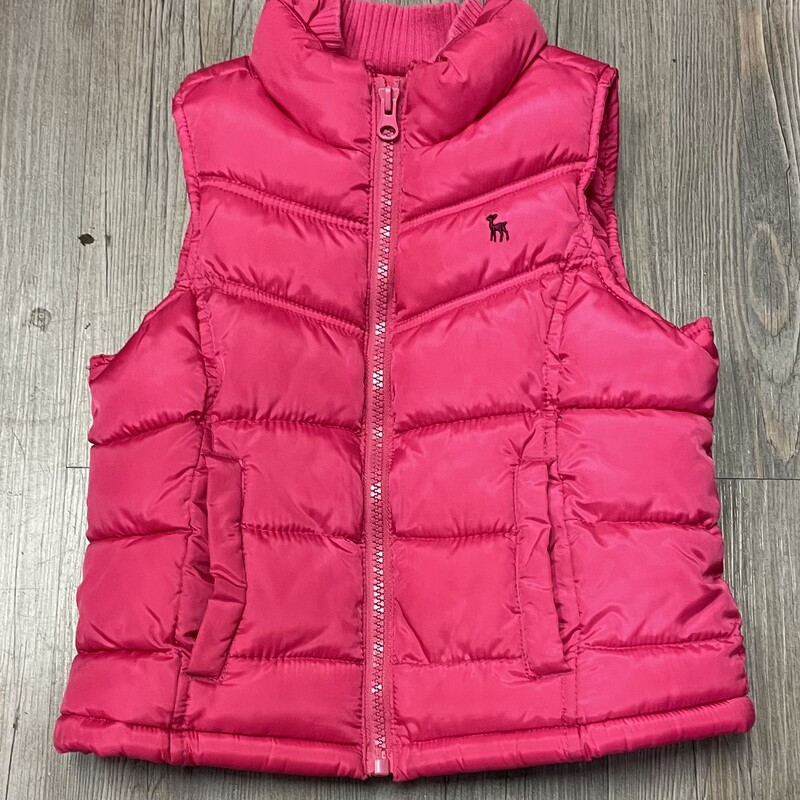 Old Navy Winter Vest, Fuchsia, Size: 5Y