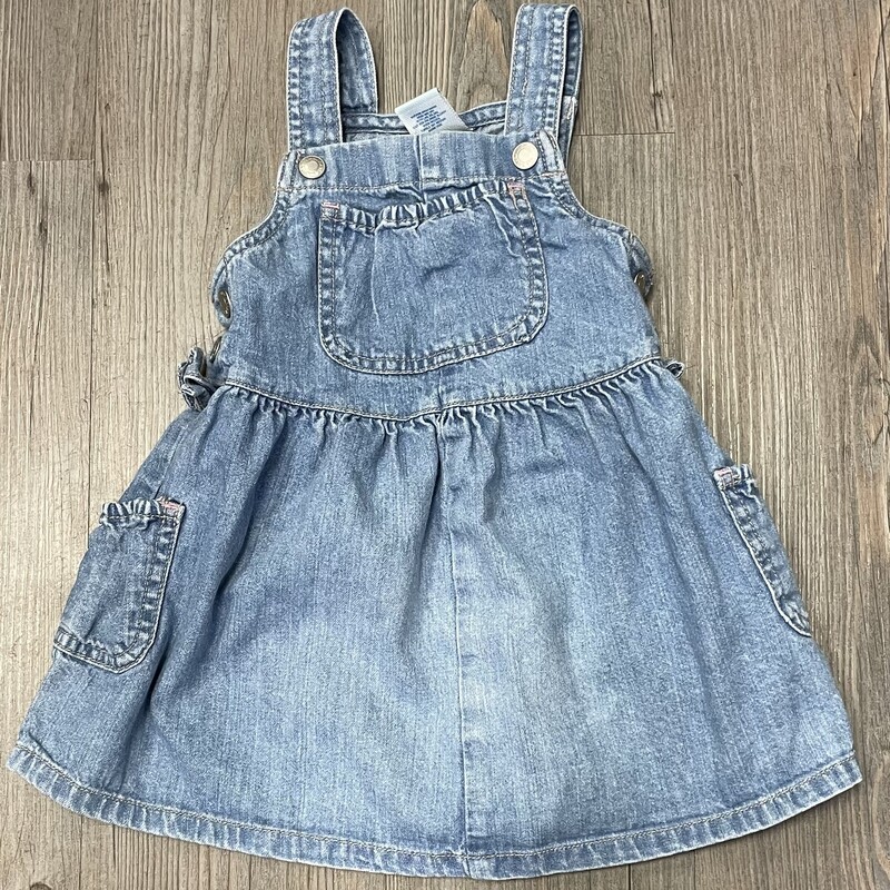 Old Navy Denim Dress, Blue, Size: 12-18M