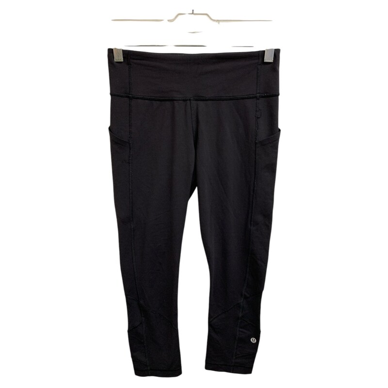 Lululemon W Pockets S4, Blck/gry, Size: S