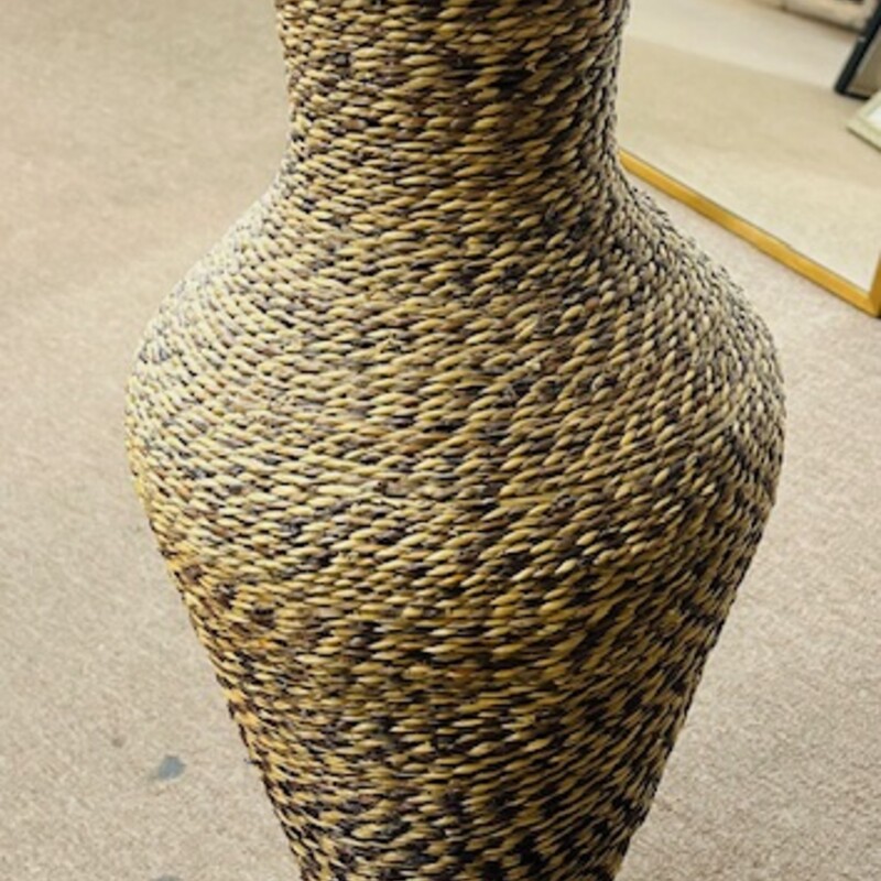 Rattan Woven Floor Vase