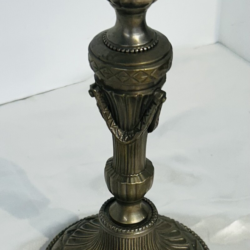 Ornate Silver Taper Candleholder
Silver
Size: 5 x 9.5H