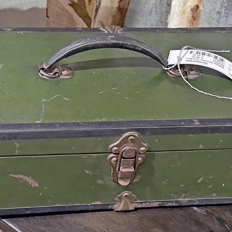 Vintage Wooden Tool Box