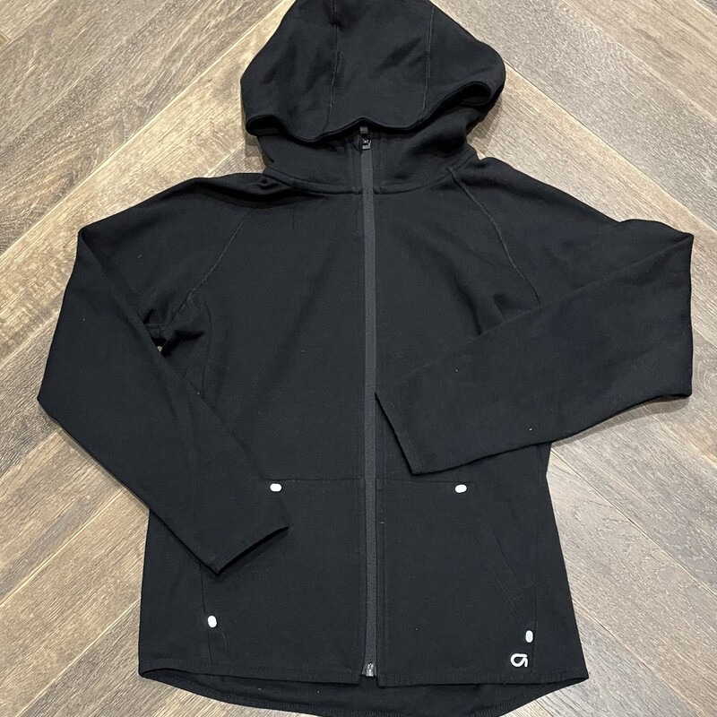 Gapfit Zip Active Hoodie, Black, Size: 10Y