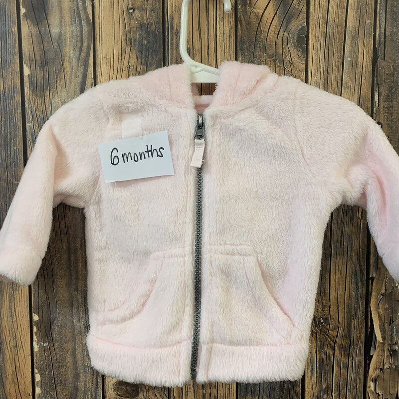 Fuzzy Pink Jacket, Size: 6m