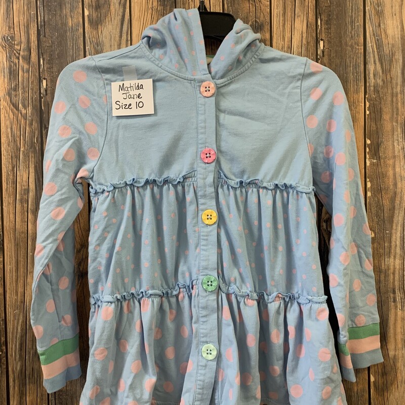 Matilda Jane Blue Jacket, Size: 10