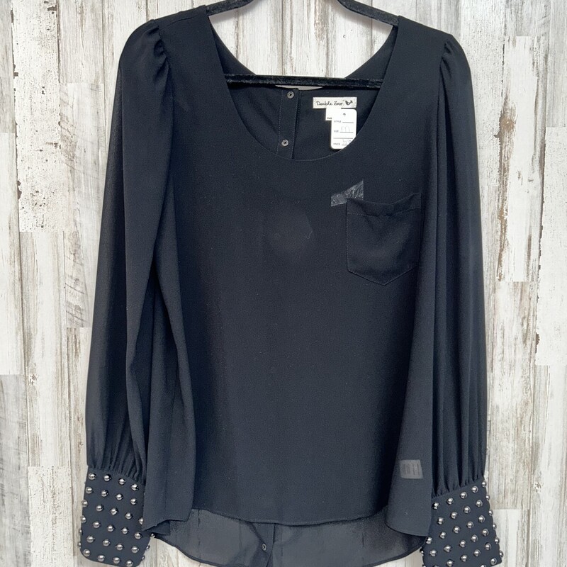 NEW M Black Studded Top