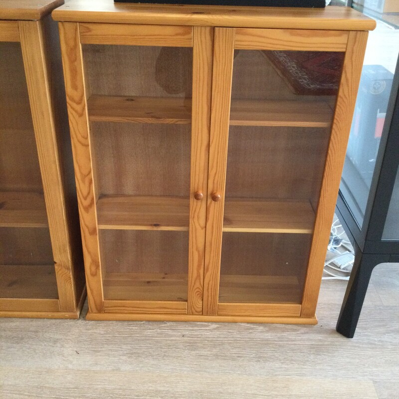 IKEA Pine Cabinet, Wood,
Size: 25 X 19.75 X 6 In