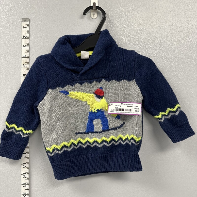 Gap, Size: 12-18m, Item: Sweater