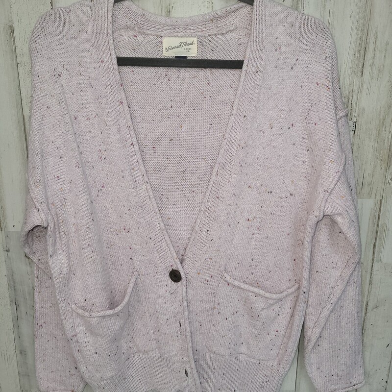 XS Purple Button Cardigan