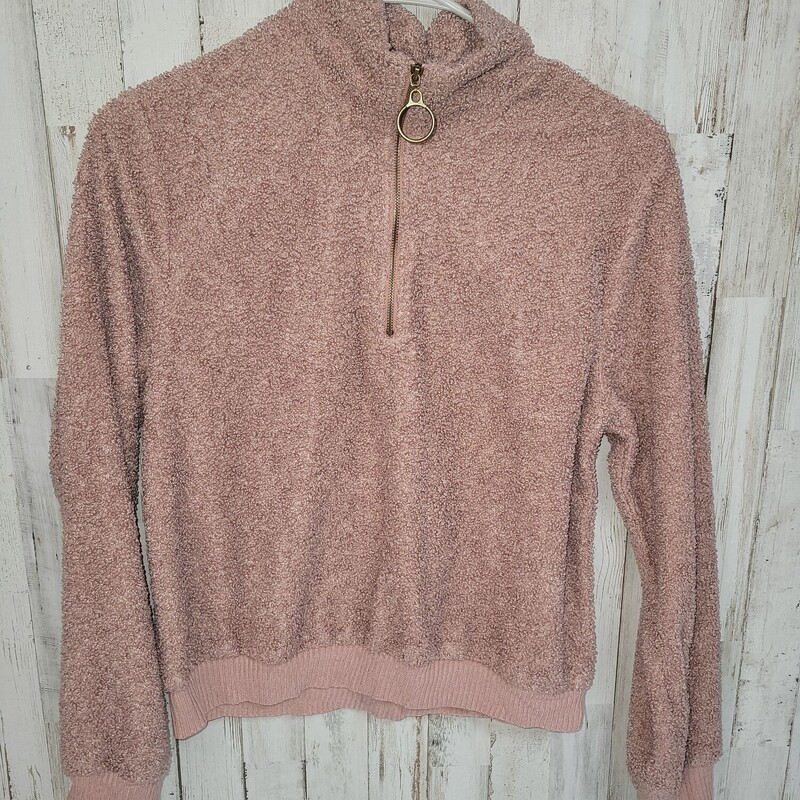 S Mauve 1/4 Zip Pullover