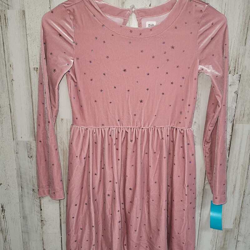 8 Pink Velvet Star Dress