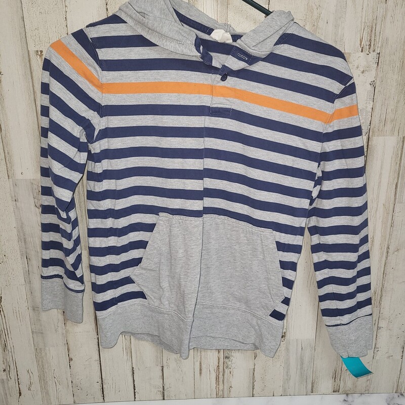 10/12 Blue Stripe Hooded