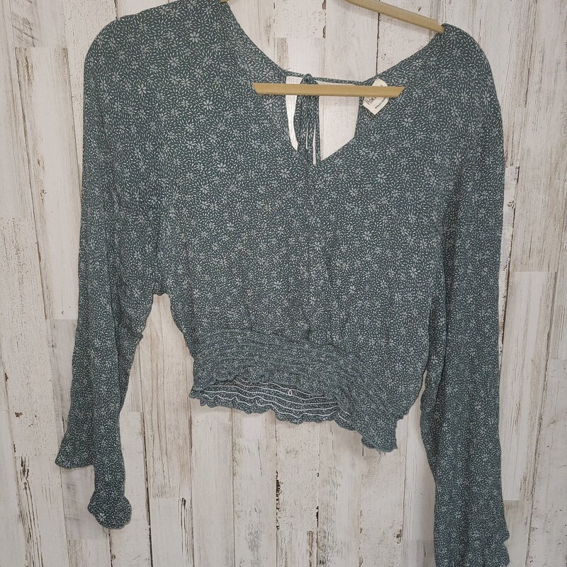 M Green Printed Blouse