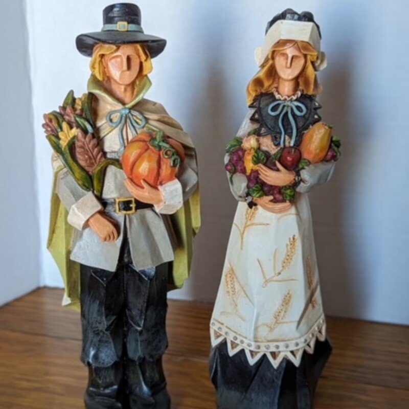 Set2 Resin Pilgrim Couple