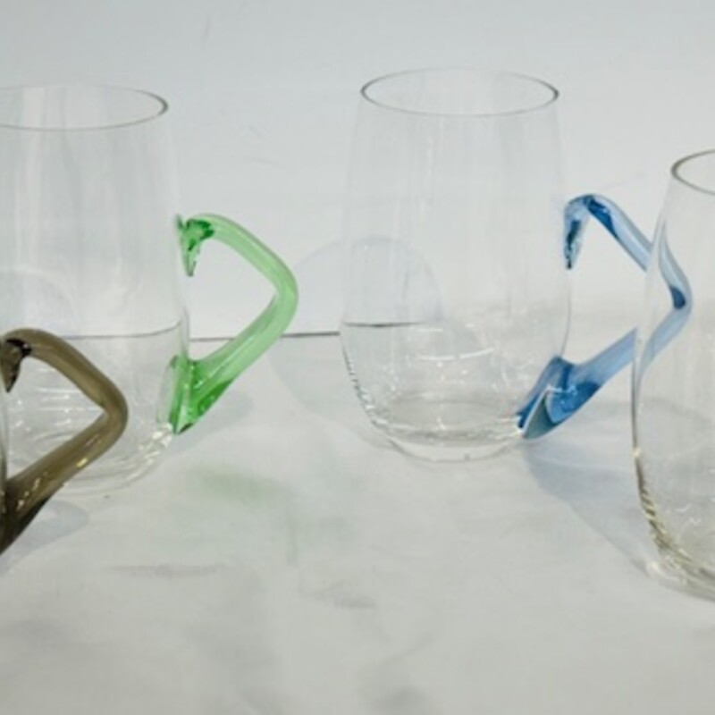 S4Colored Handled Glasses