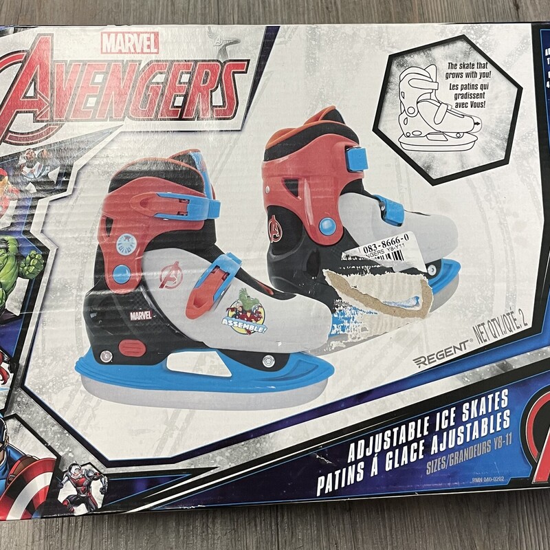 Marvel Avengers Hockey, Multi, Size: 8T-11Y
New In A Box